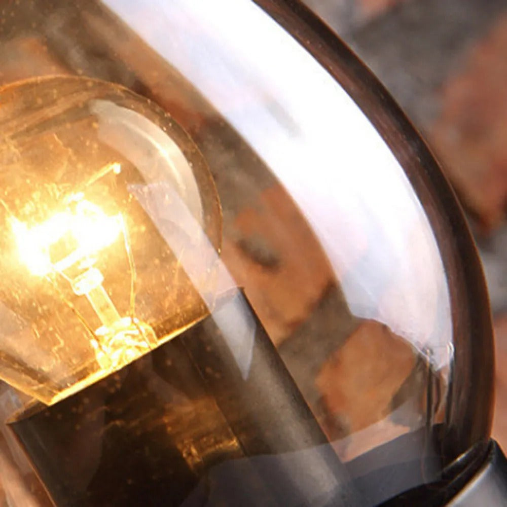 Epoch Vintage Candle Wood Wall Lamp - Letslighting