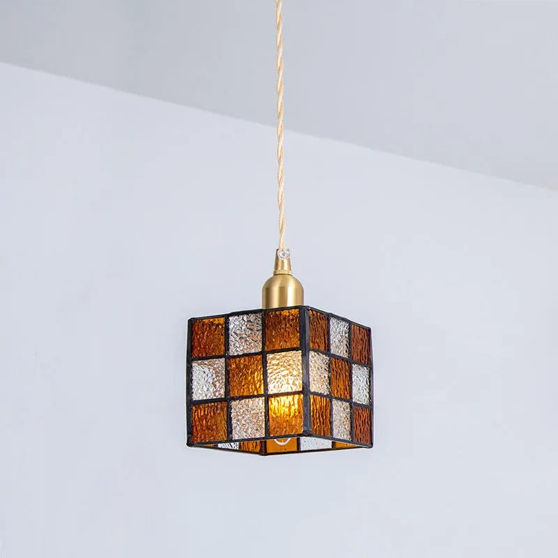 Valentina Retro LED Metal Glass Pendant Light Bedroom Dining Room