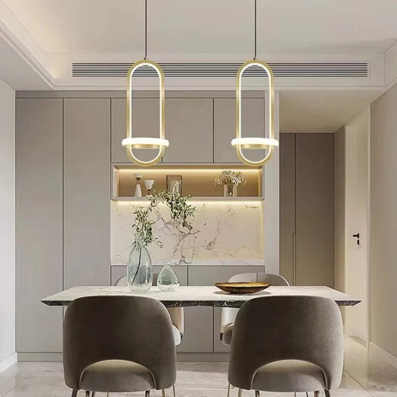 Arisha Modern Minimalist LED Ring Pendant Light