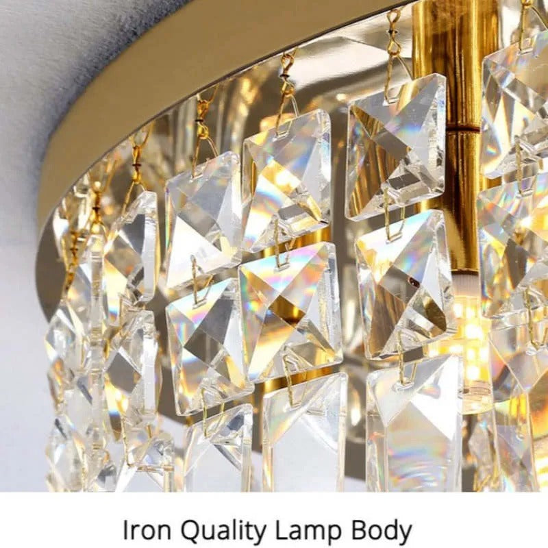 Kristy Luxury Flush Mount /Crystal Ceiling Light - Letslighting