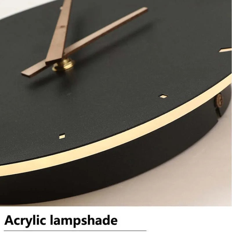 Valentina Arisha Modern Clock Wall Lamp Bedroom - Letslighting