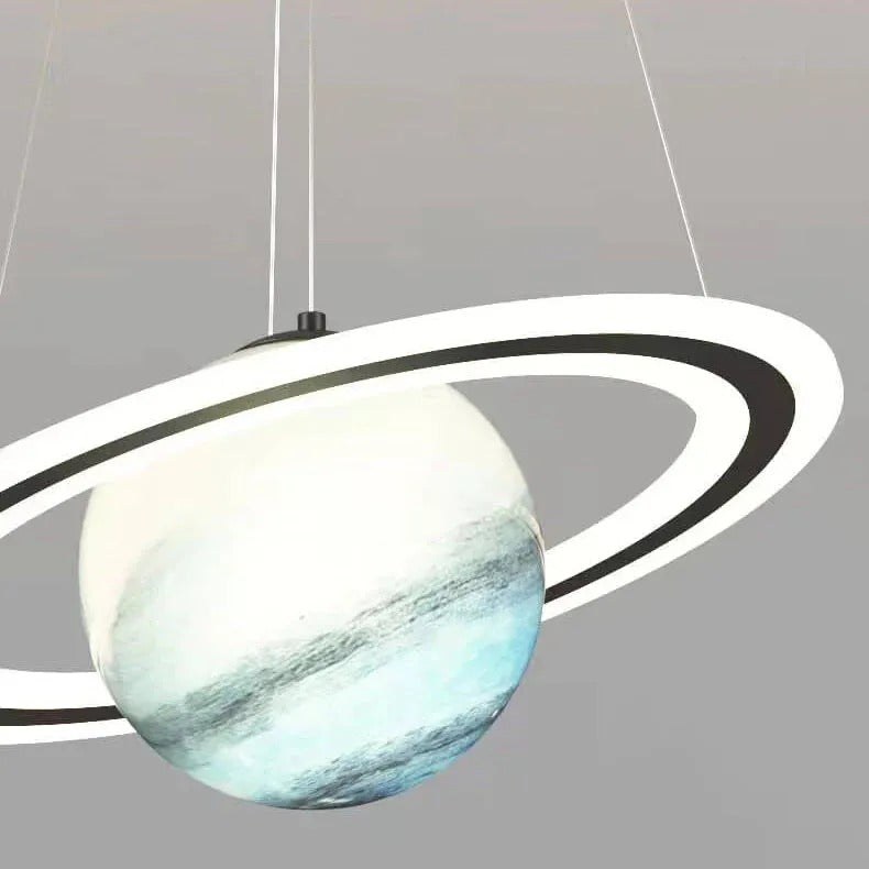 Aria Designer LED Pendant Light Star Blue Orange Children's Room - Letslighting