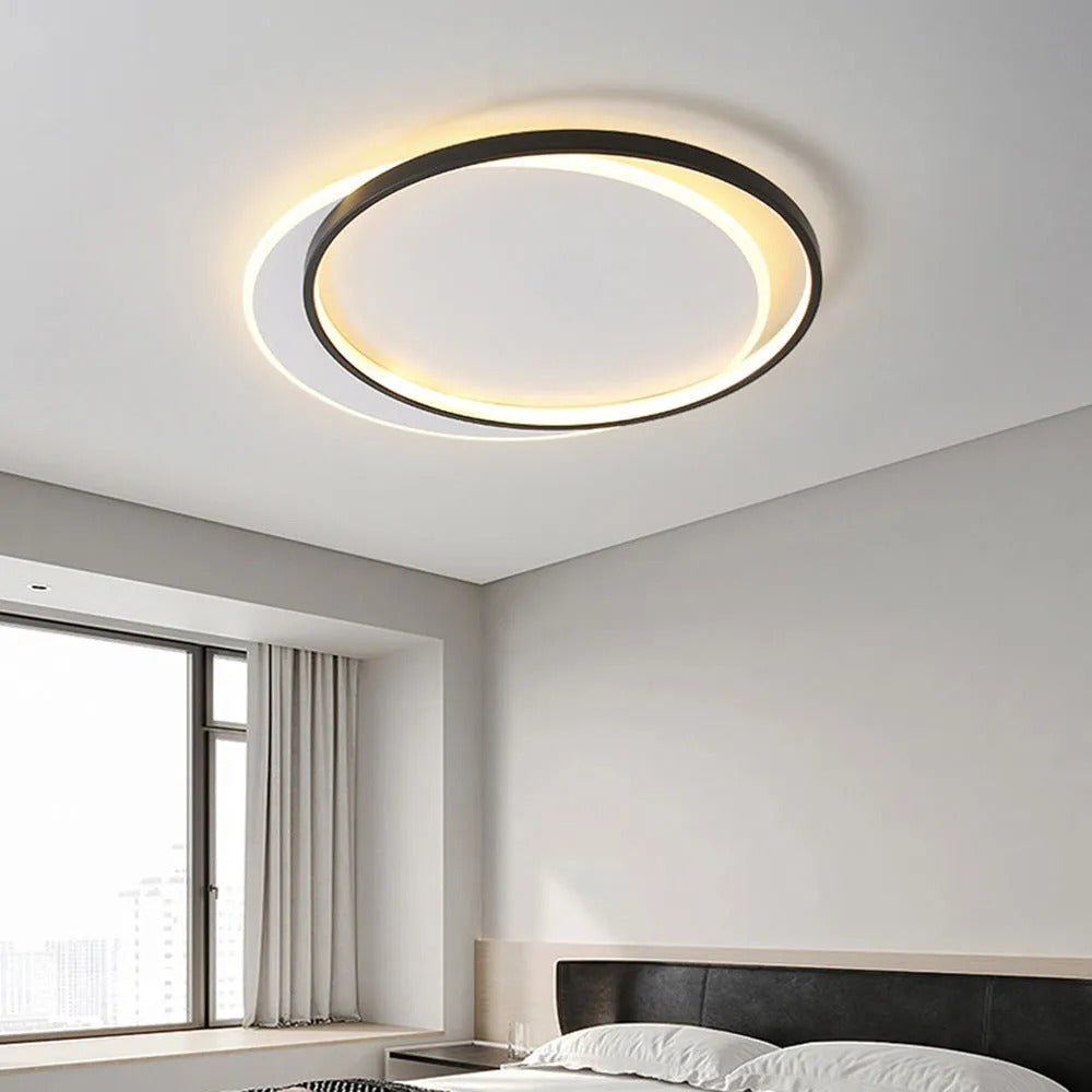 Arisha Modern Square Round Flush Mount Ceiling Light