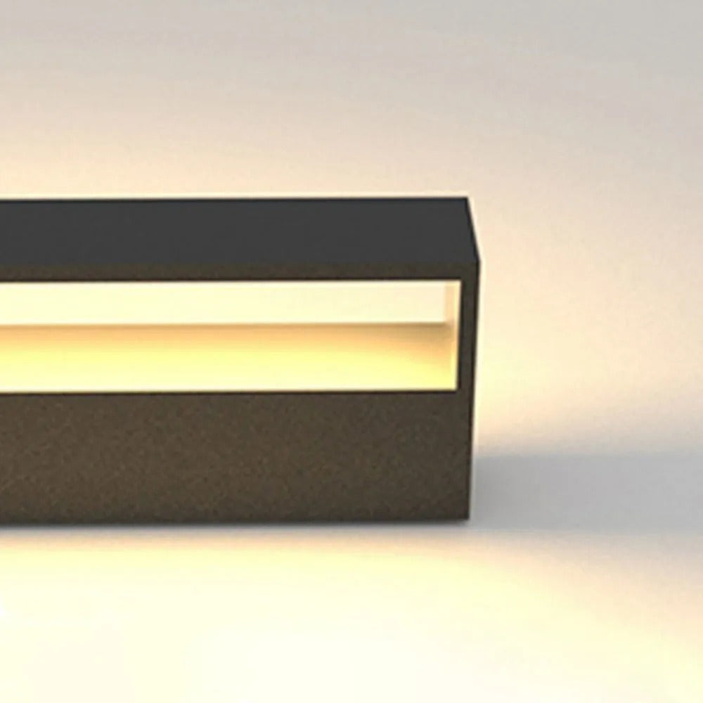Ray Modern Hollow Metal Acrylic Outdoor Wall Lamp