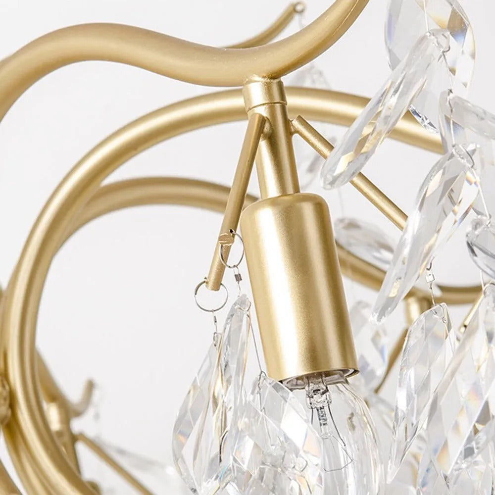Kristy Modern Crystal Metal Luxury Chandelier Living Room