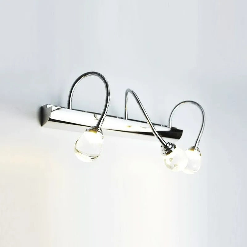 Arisha Modern Curve Around Steel Acrylic Wall Lamp - Letslighting