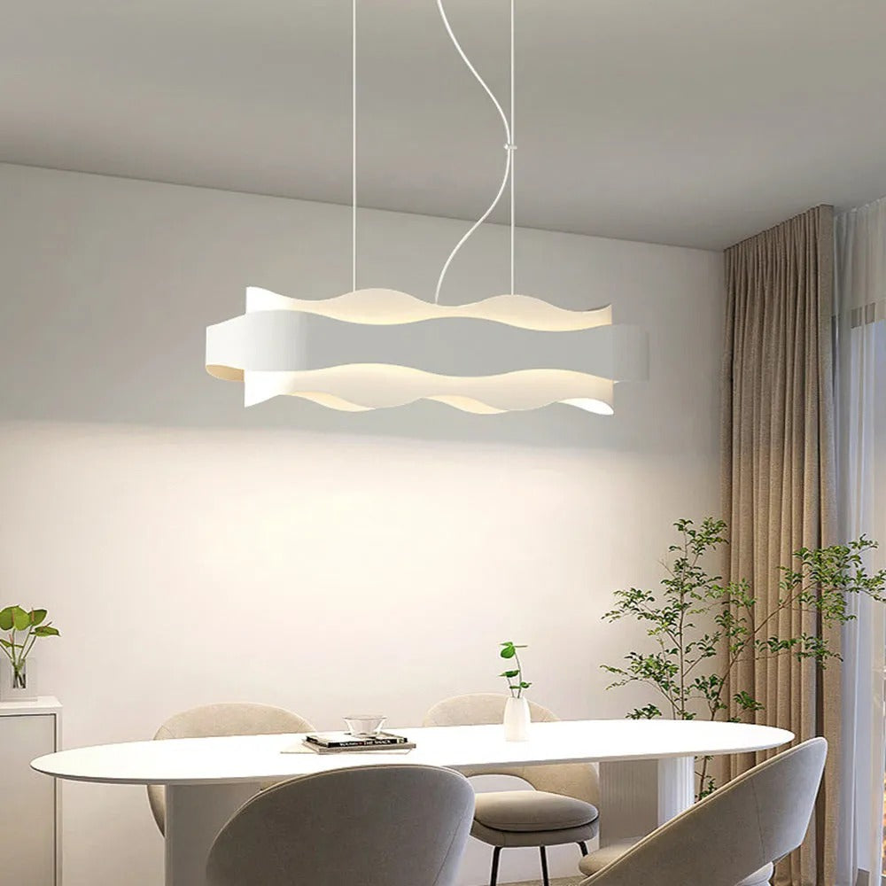 Arisha Art Deco Flower Shape Metal Pendant Light
