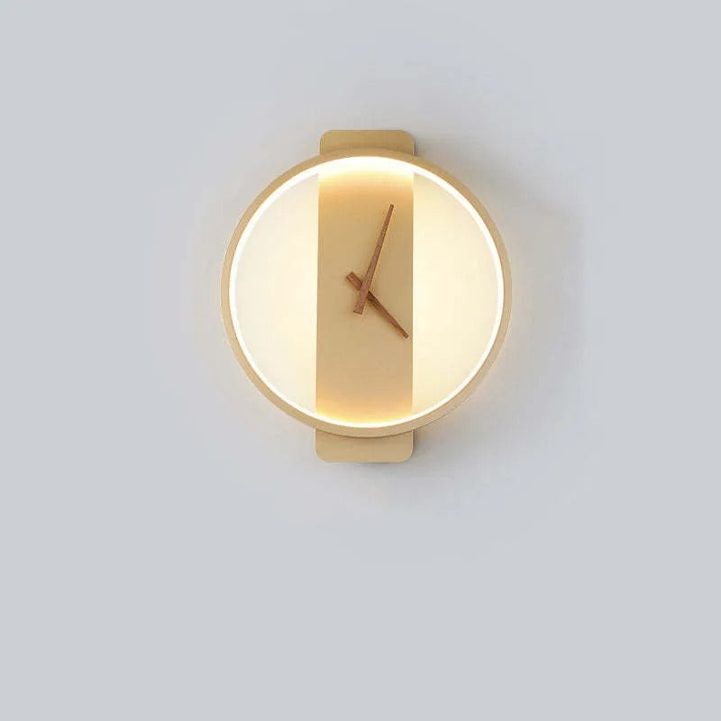 Valentina Arisha Square Clock & Acrylic Wall Lamp - Letslighting