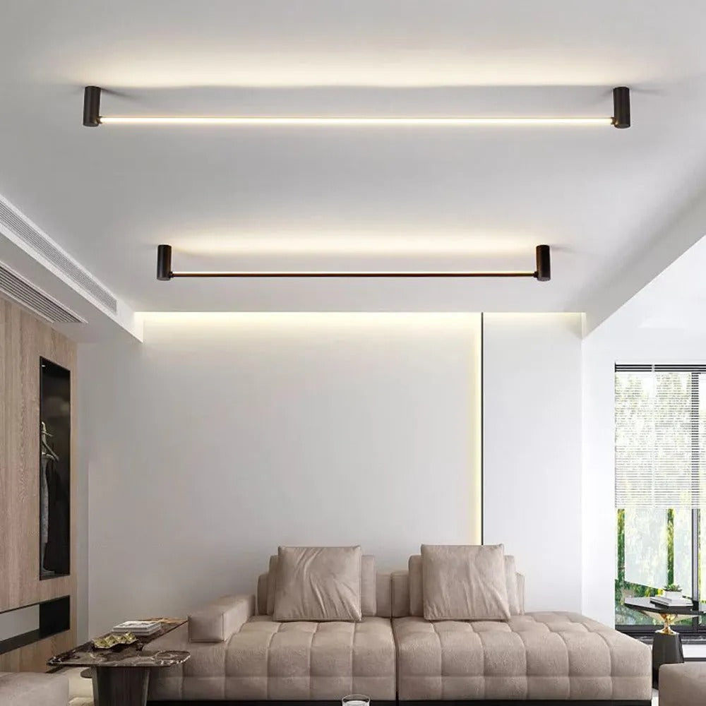 Arisha Minimalist Flush Mount Ceiling LighMetal/Acrylic Hallway