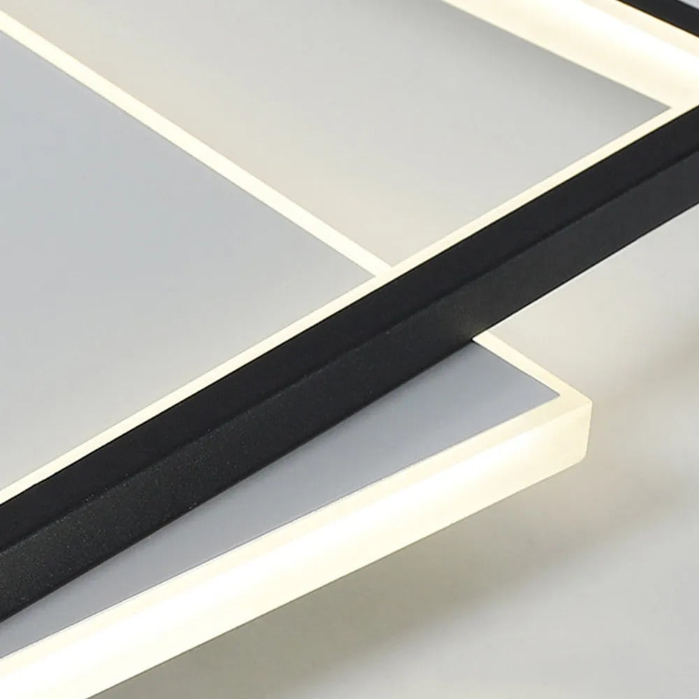 Arisha Modern Square Round Flush Mount Ceiling Light
