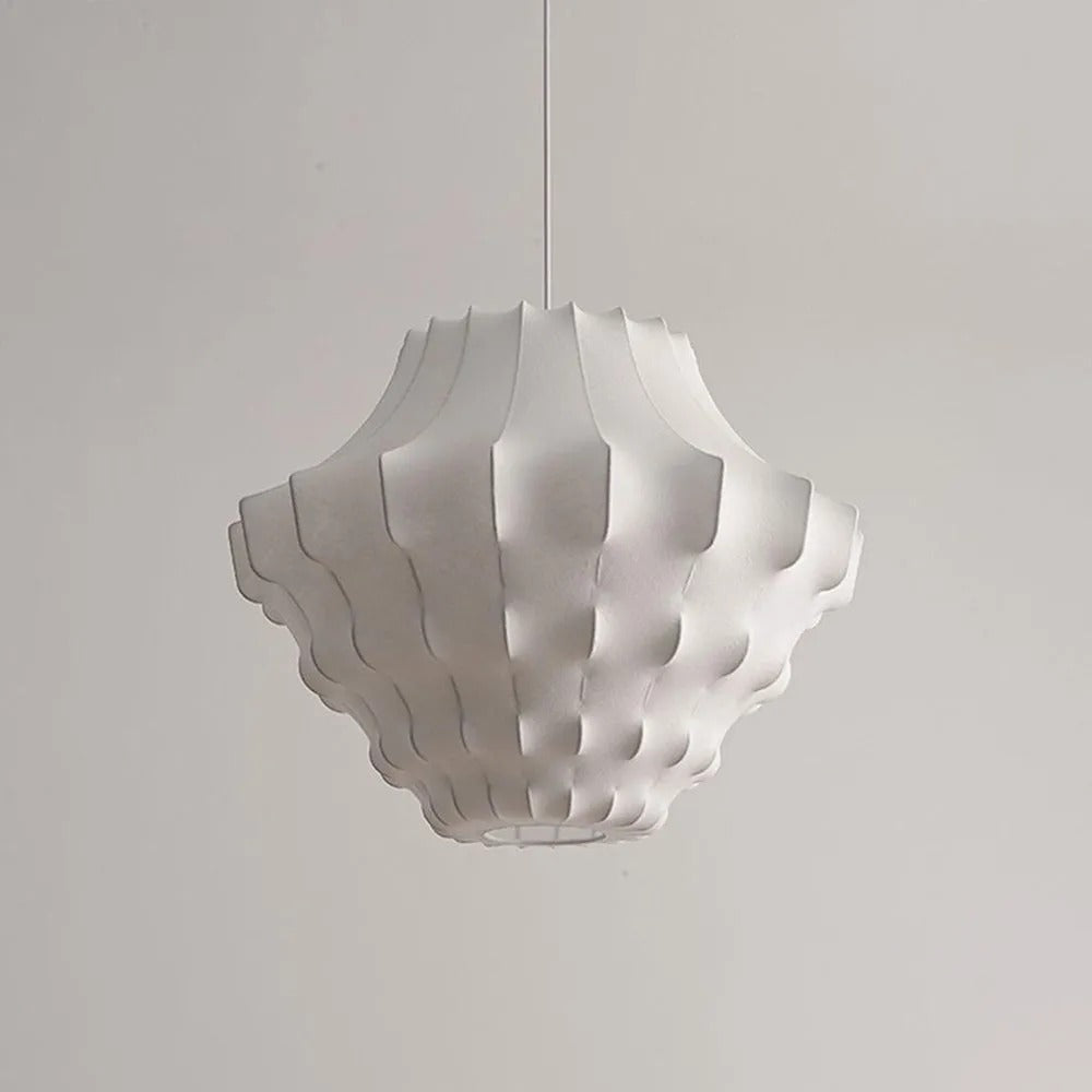 Ritta Artificial Fabric Art Deco Silk Pendant Light - Letslighting