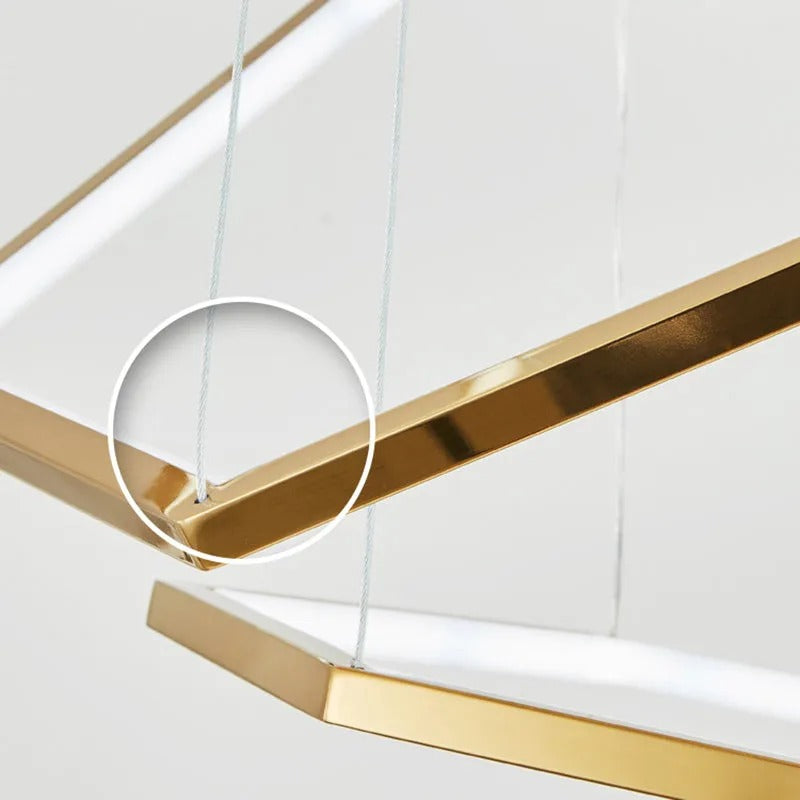 Arisha Minimalist Geomatic Pendant Light DIY - Letslighting
