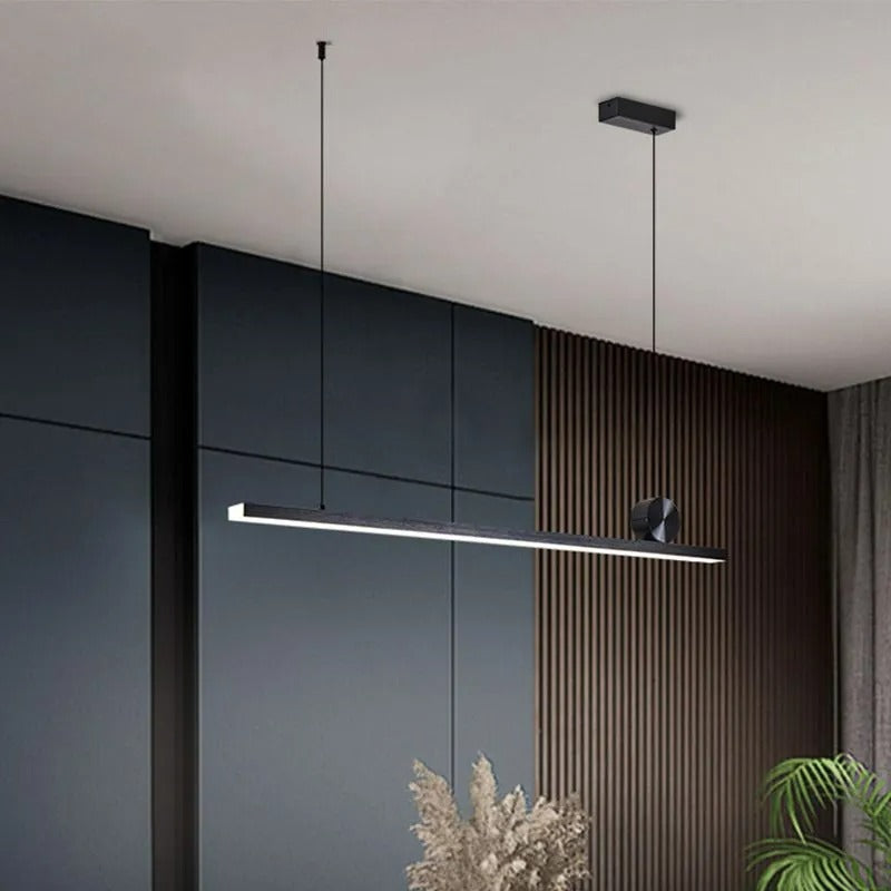 Arisha Pendant Light Asymmetrical Linear Modern Metal Study - Letslighting