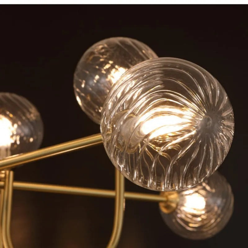 Valentina Modern LED Chandelier Glass Living Dining Room Bedroom