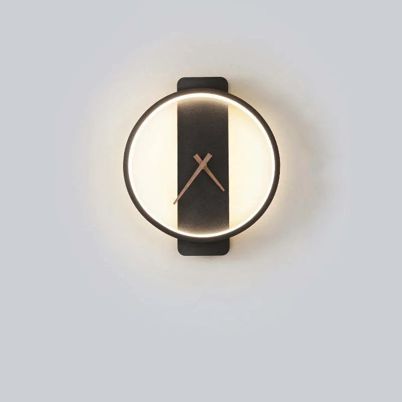 Valentina Arisha Square Clock & Acrylic Wall Lamp - Letslighting
