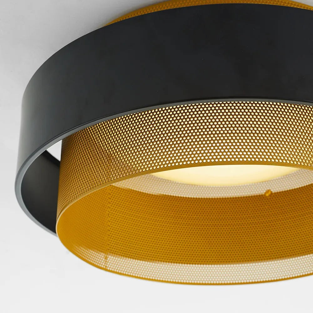 Arisha Modern Ring Metal Acrylic Flush Mount Ceiling Light