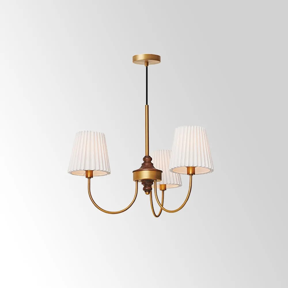 Silva Modern Retro Fabric Chandelier - Letslighting