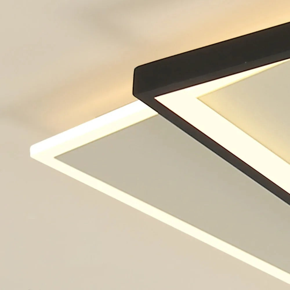 Arisha Modern Square Round Flush Mount Ceiling Light
