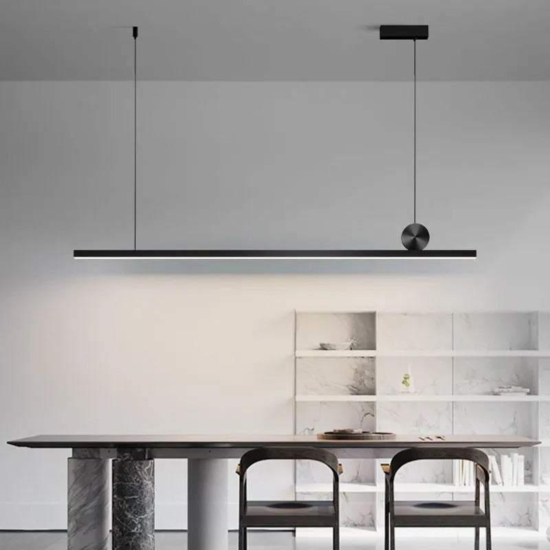 Arisha Pendant Light Asymmetrical Linear Modern Metal Study - Letslighting