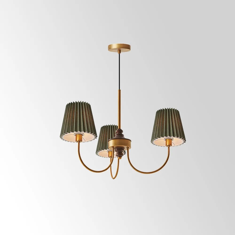 Silva Modern Retro Fabric Chandelier - Letslighting