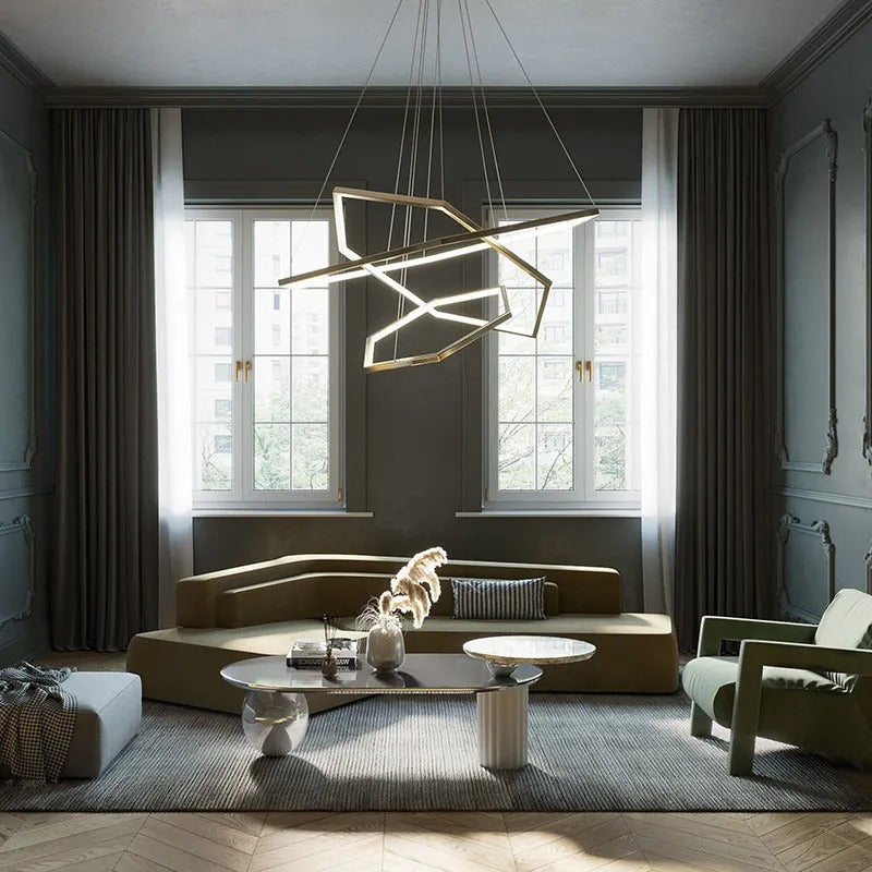 Arisha Minimalist Geomatic Pendant Light DIY - Letslighting