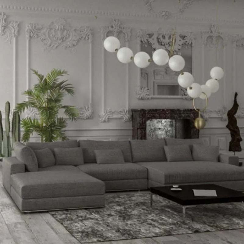 Valentina Postmodern Loft Ball Pendant Lamp Creative Necklace Design