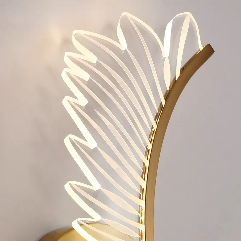 Kristy Modern Crystal Wall Lamp Wings Design Sconce for Bedroom - Letslighting