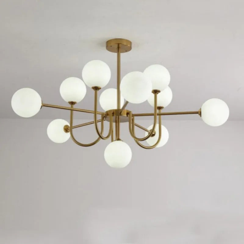Valentina Modern LED Chandelier Glass Living Dining Room Bedroom