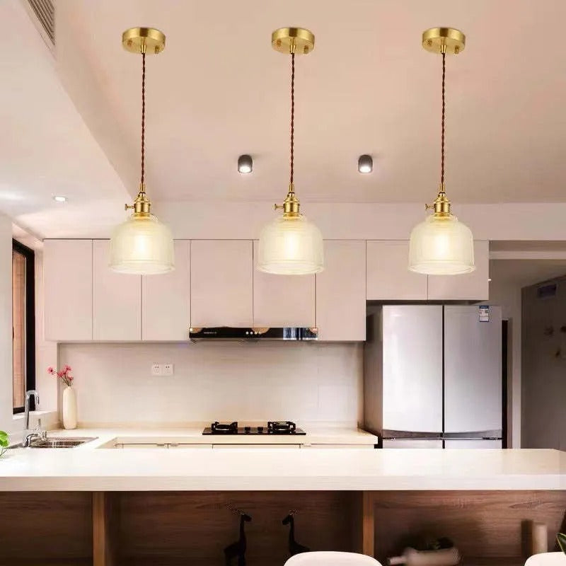 Valentina Glass Art Deco Pendant Lights,Colorful - Letslighting