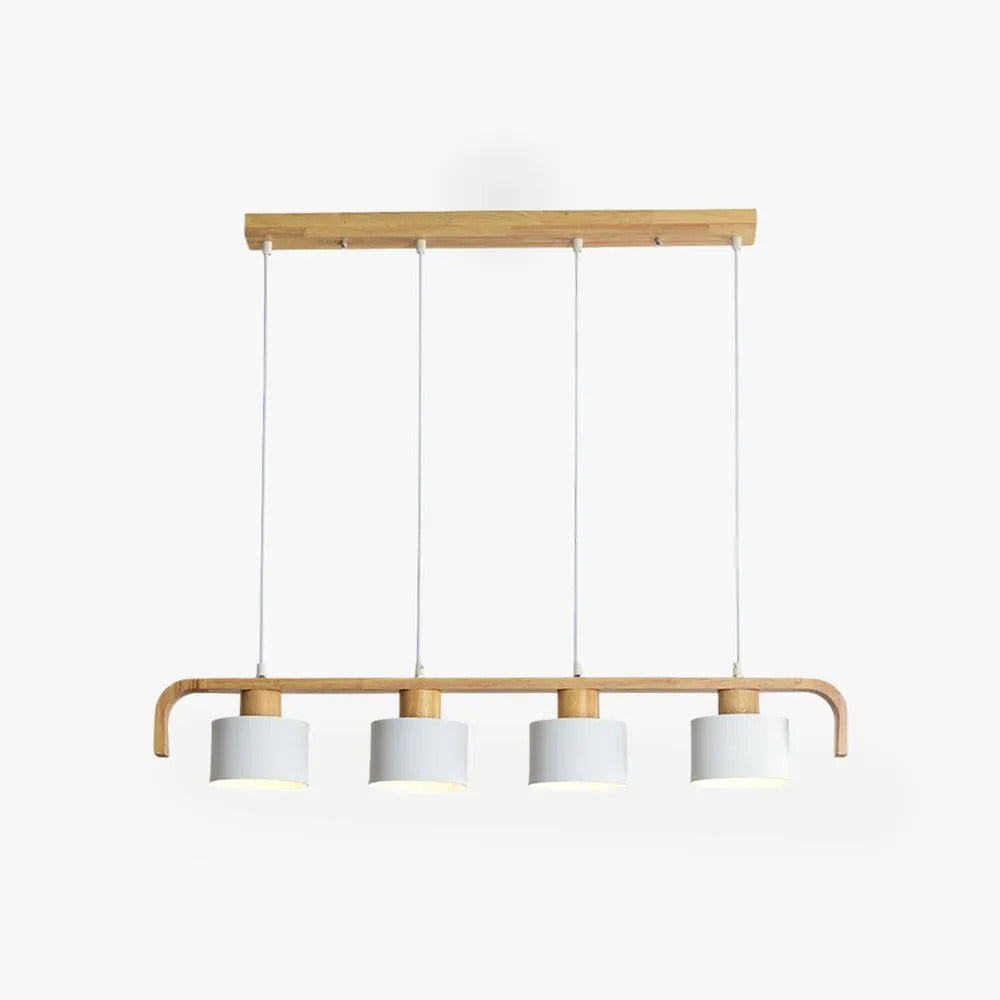 Valentina Pendant Light Cylinder Nordic Bamboo Bedroom