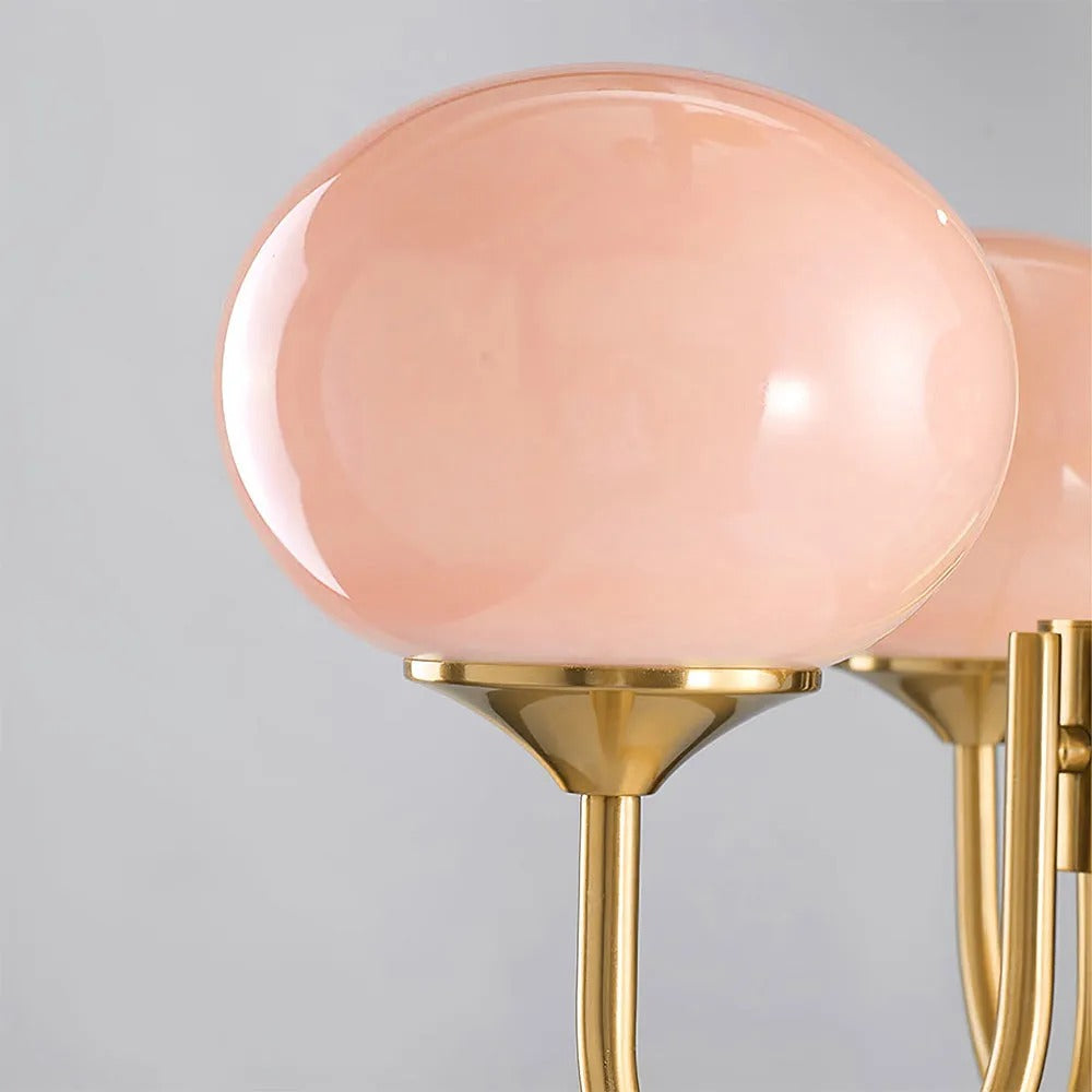 Aria Retro Art Deco Globe Chandelier