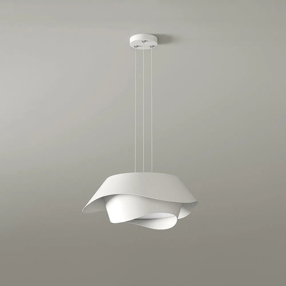 Arisha Art Deco Flower Shape Metal Pendant Light