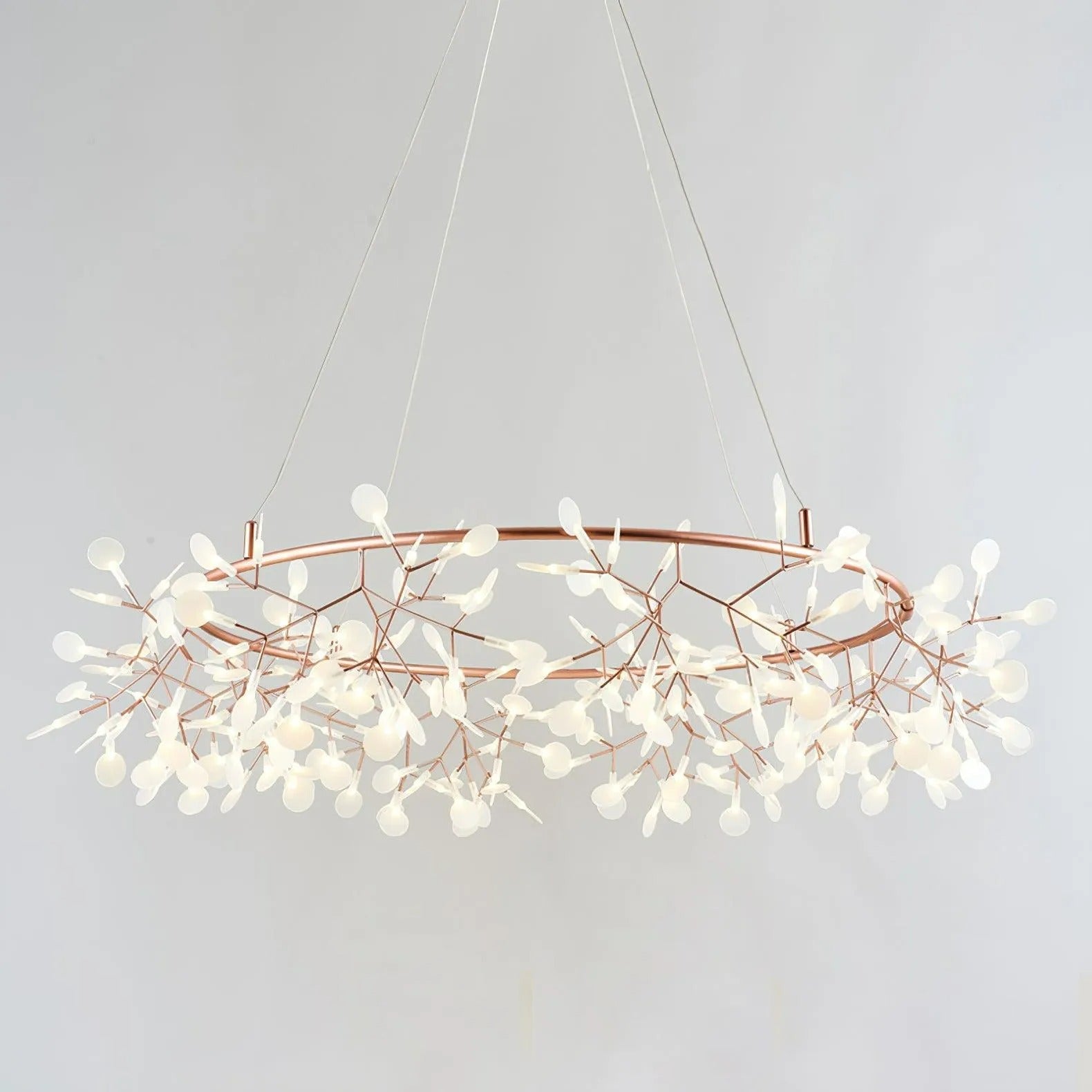 Olivia Unique Round Sputnik Art Deco Firefly Chandelier Living Room/ Bedroom - Letslighting