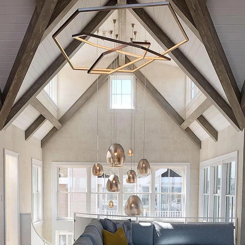 Arisha Minimalist Geomatic Pendant Light DIY - Letslighting