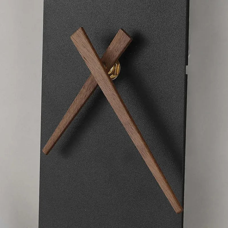 Valentina Arisha Square Clock & Acrylic Wall Lamp - Letslighting