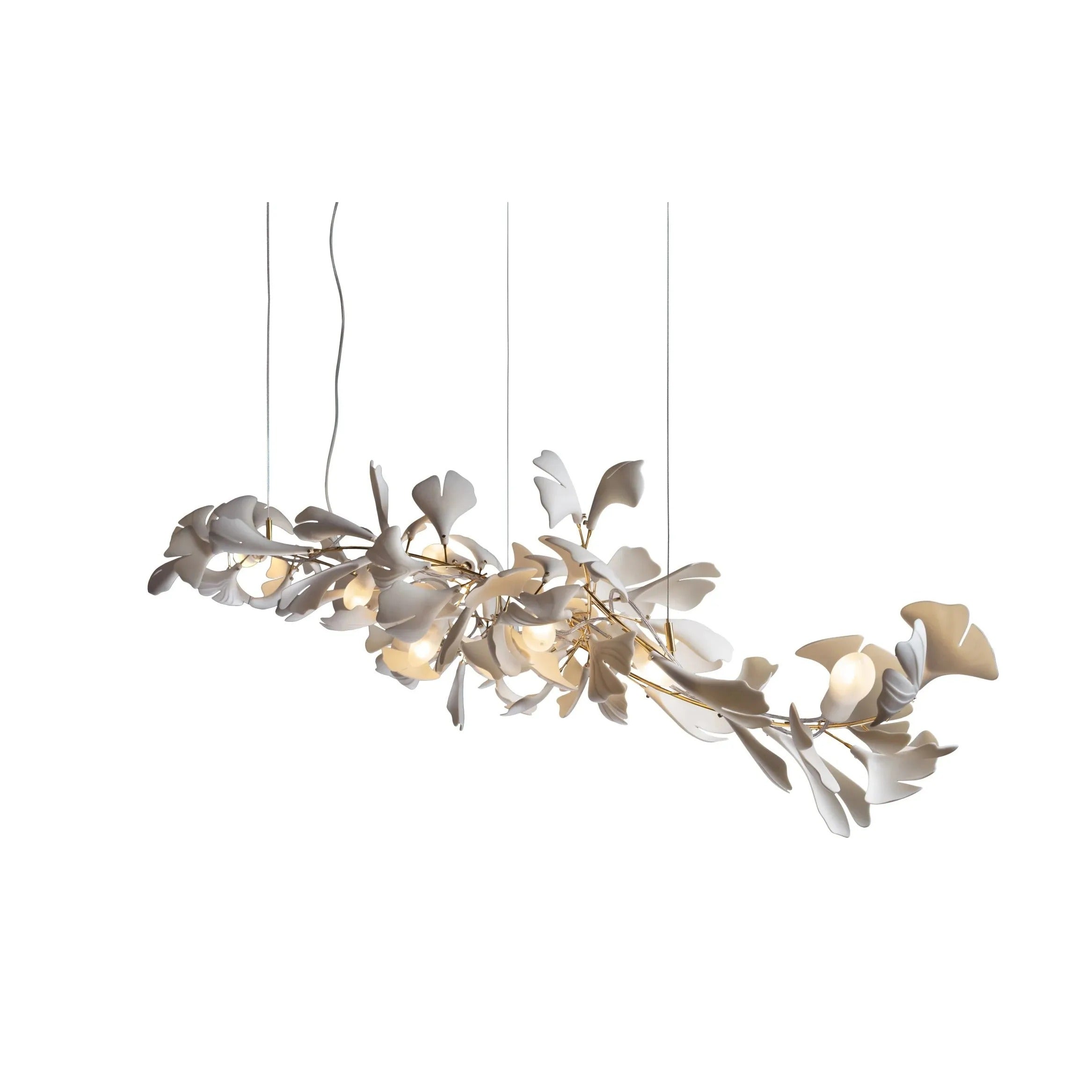Olivia CeraFall Modern Art Deco Organic Chandelier Ceramics - Letslighting