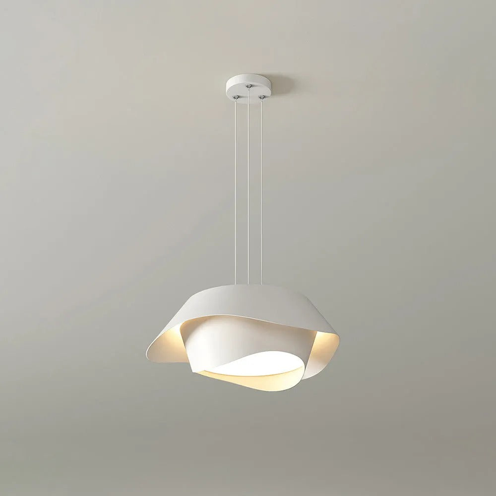 Arisha Art Deco Flower Shape Metal Pendant Light