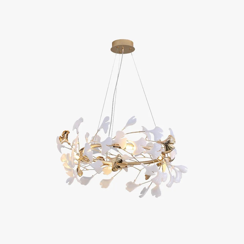 Olivia Modern Petal Shaped Ceramic Chandelier Dining Room - Letslighting