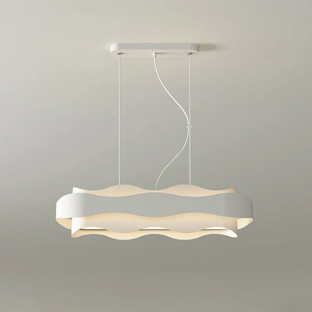 Arisha Art Deco Flower Shape Metal Pendant Light