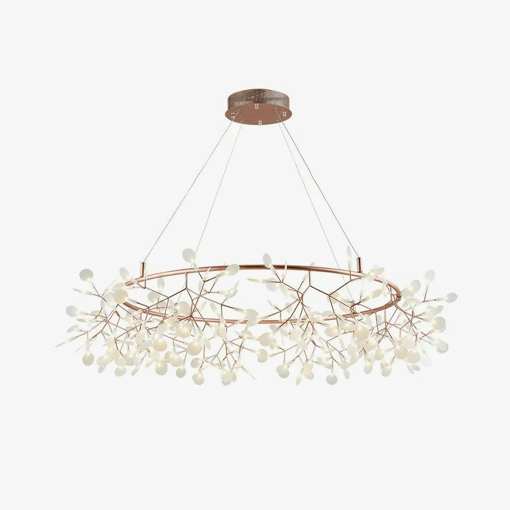 Olivia Unique Round Sputnik Art Deco Firefly Chandelier Living Room/ Bedroom - Letslighting
