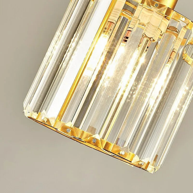 Arisha Modern Cluster Cylinder Glass Pendant Light