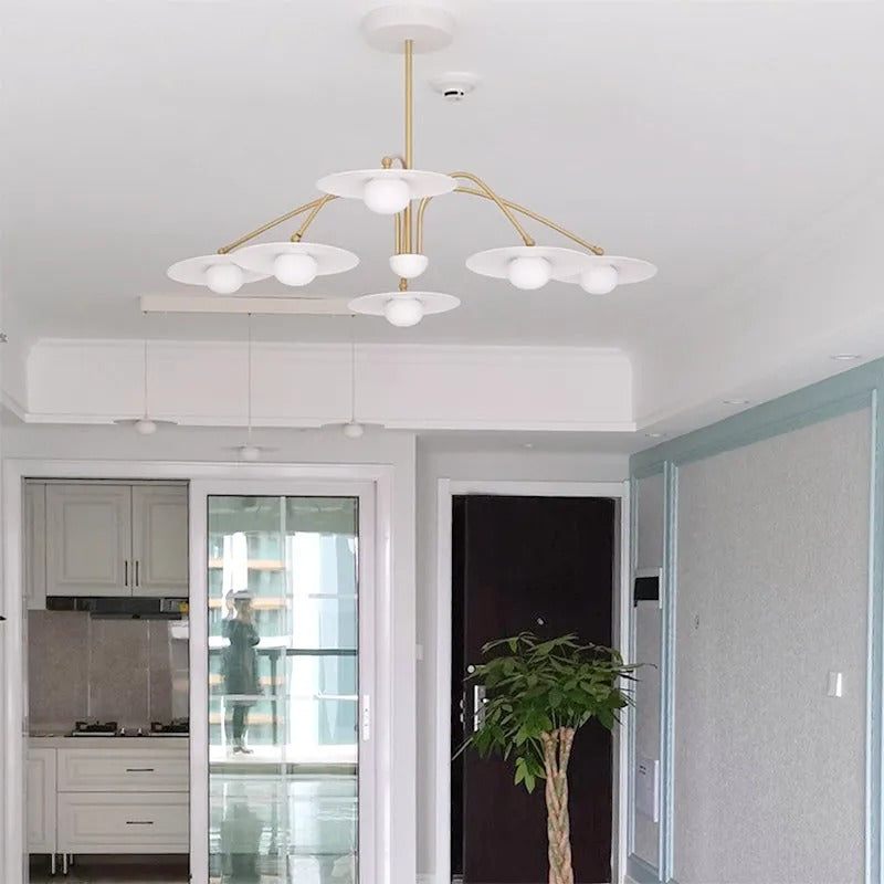 Arisha Minimalist Blown Metal Pendant Light