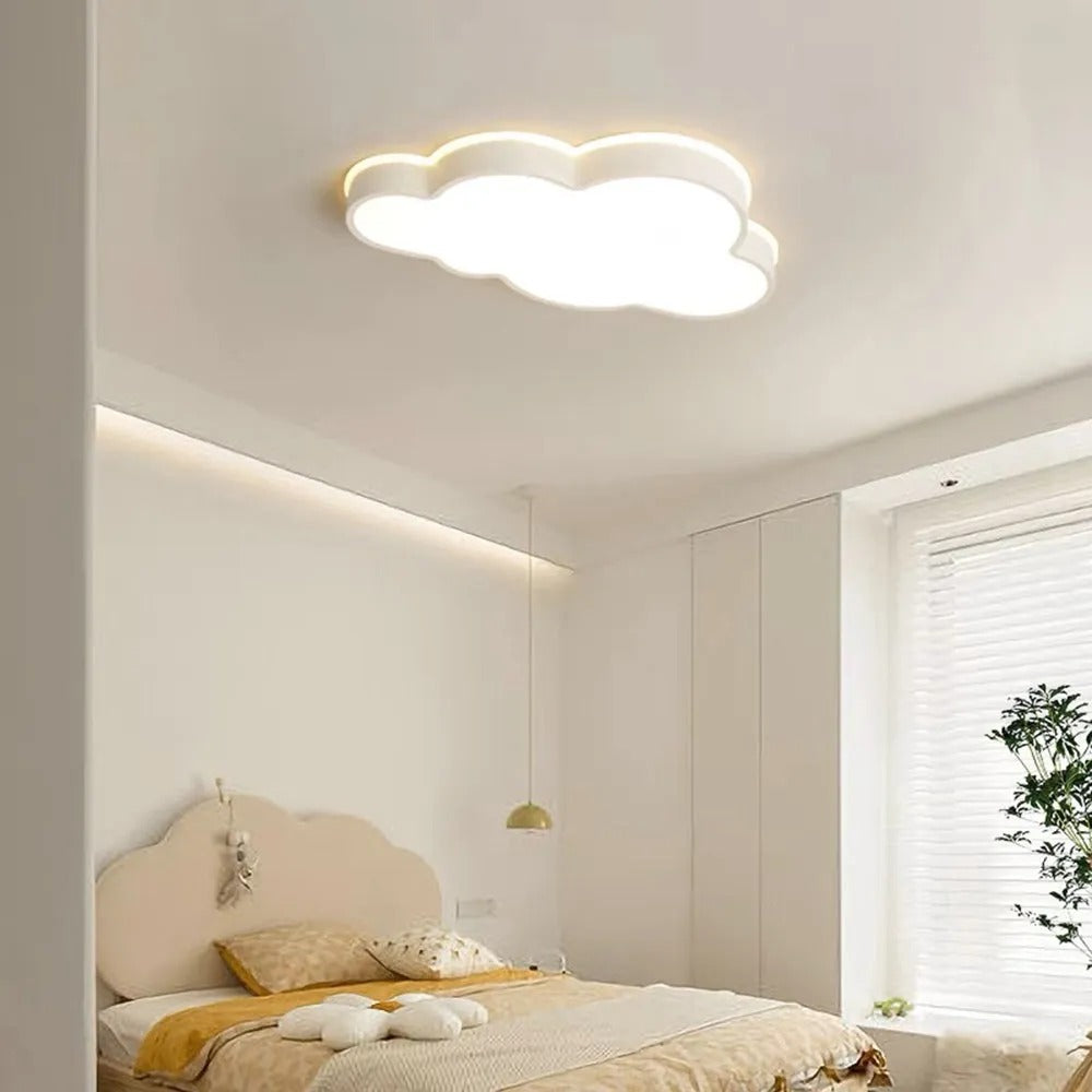 Arisha Modern Flush Mount Cloud Ceiling Light Metal