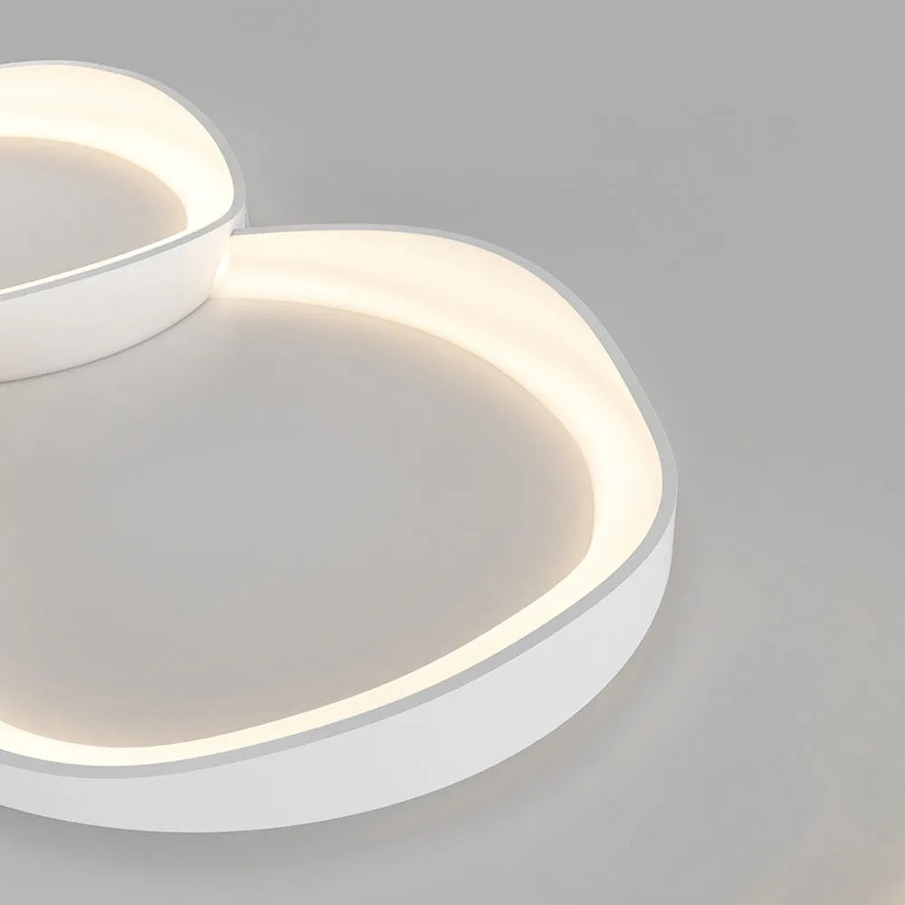 Arisha Modern Wave Flush Mount Ceiling Light Living Room - Letslighting