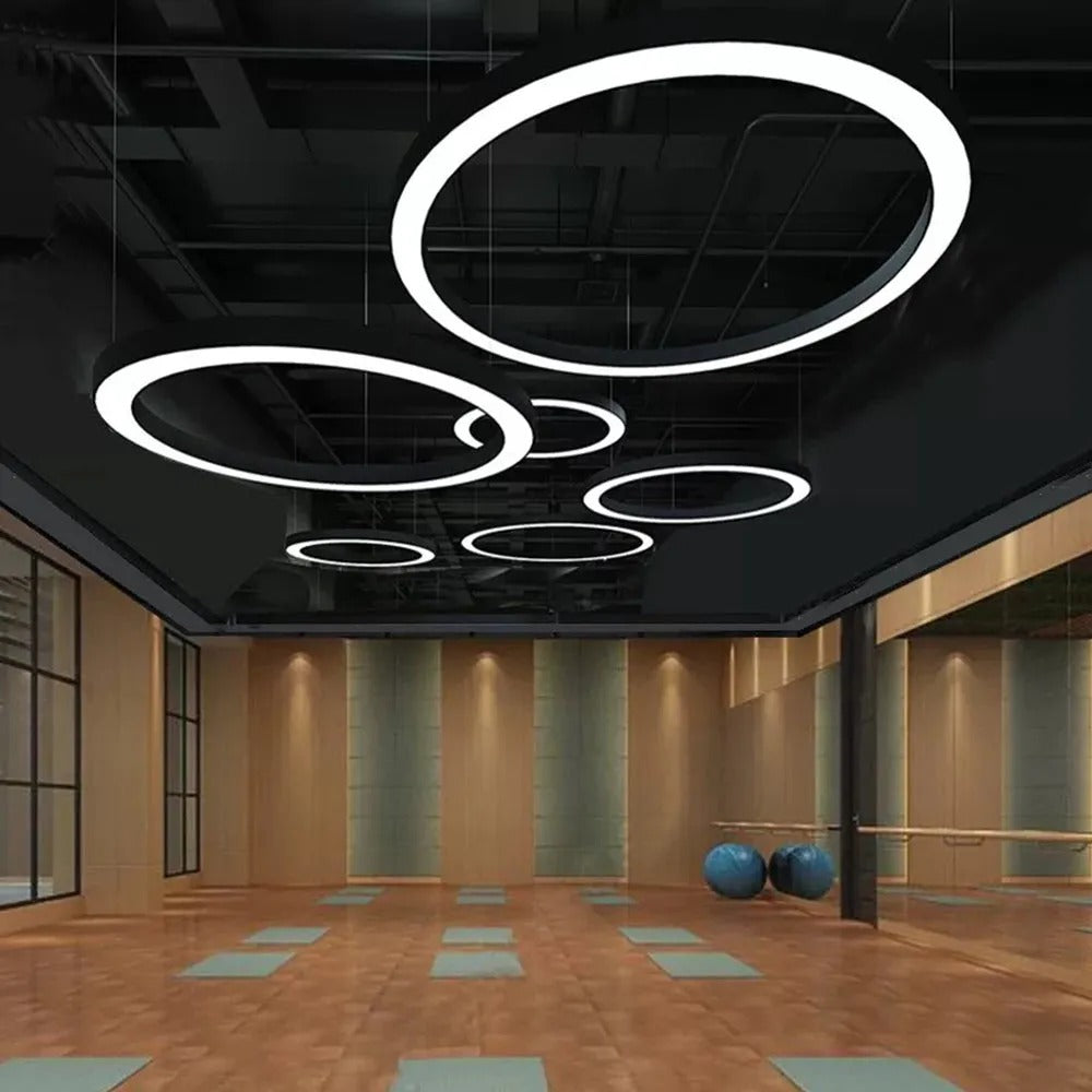Arisha Minimalist Ring Acrylic Round Pendant Light Bedroom/Living Room - Letslighting