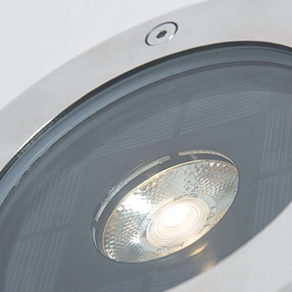 Ray Modern Metal Discoid Outdoor Deck Step Light