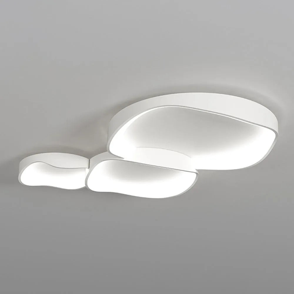 Arisha Modern Wave Flush Mount Ceiling Light Living Room - Letslighting