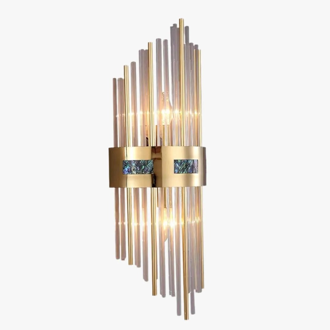 Ray Modern Metal Gold Wall Lamp Bedroom Living Room