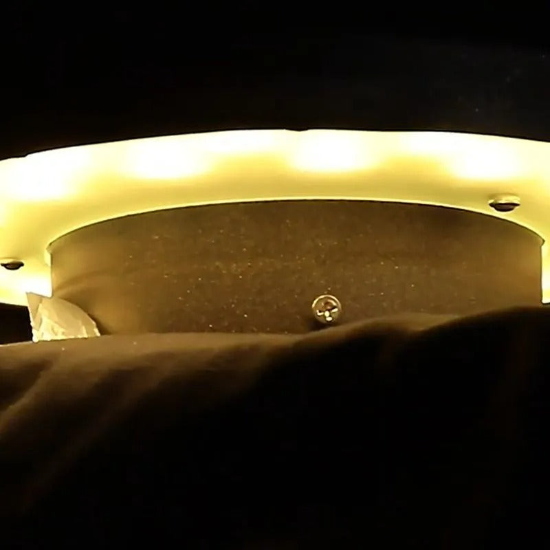 Ray Modern Round Solar Outdoor Light