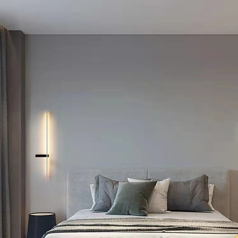Arisha Minimalist Linear Multi-Color Indoor Wall Lamp Metal Bedroom Lving Room